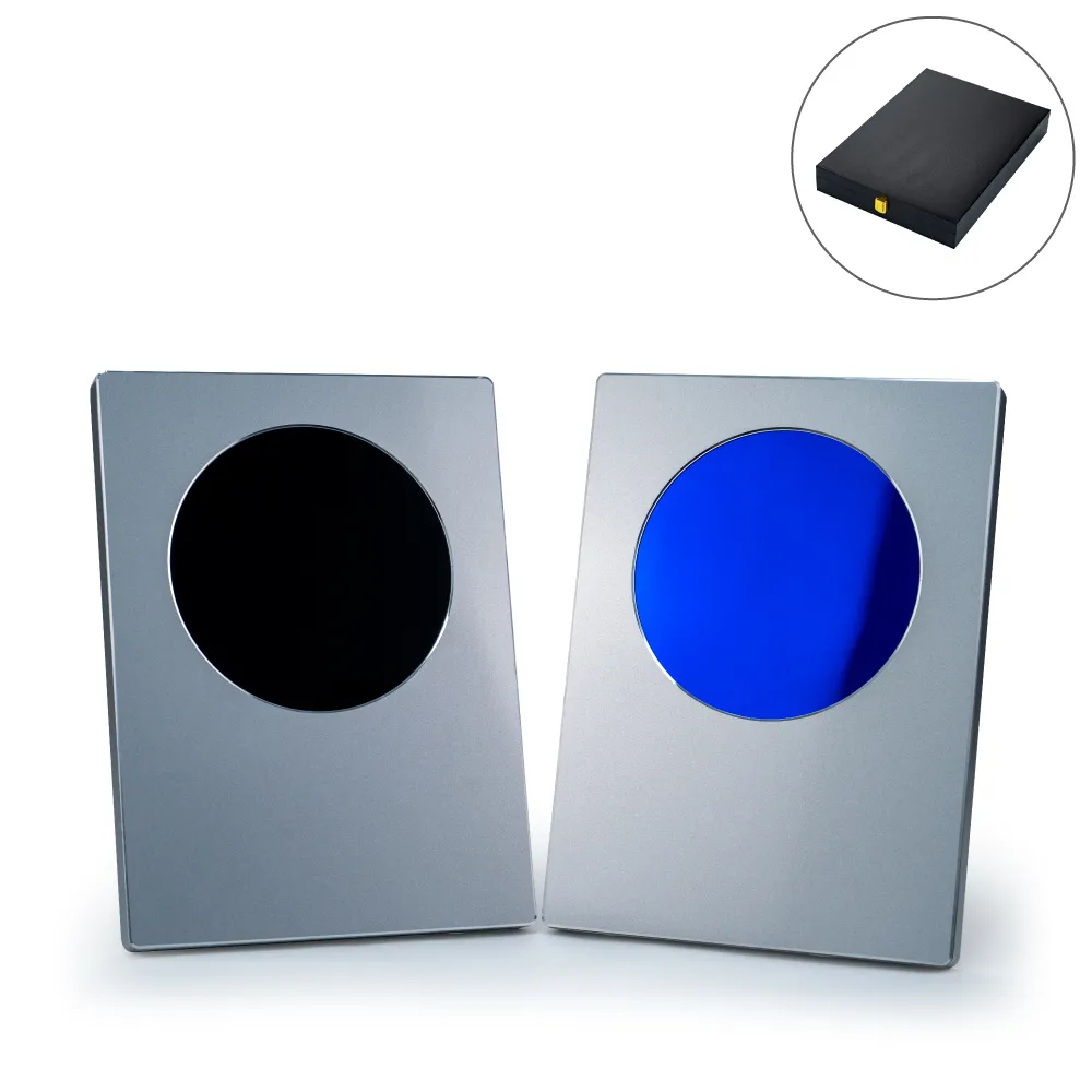 Round-Inset Aluminium Award Plaque