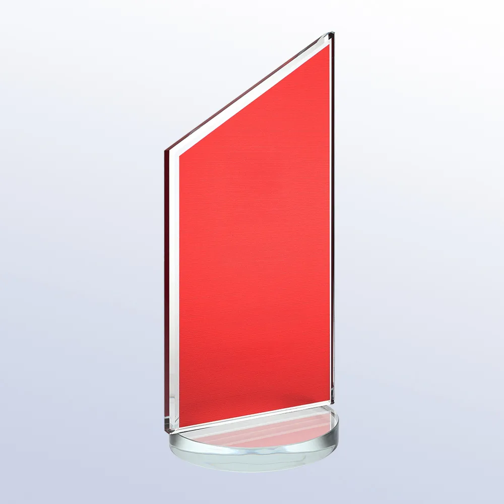 Apex Red Slant-Top Award