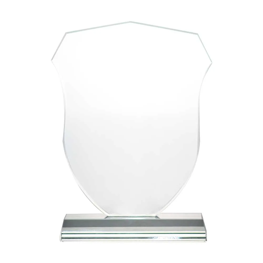 Peaked Shield Crystal Award