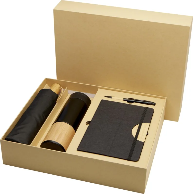 Four-Piece Bamboo-Accent Gift Set