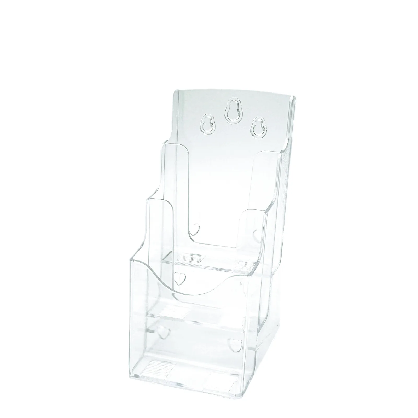 Three-Pocket Tri-Fold Brochure Holder