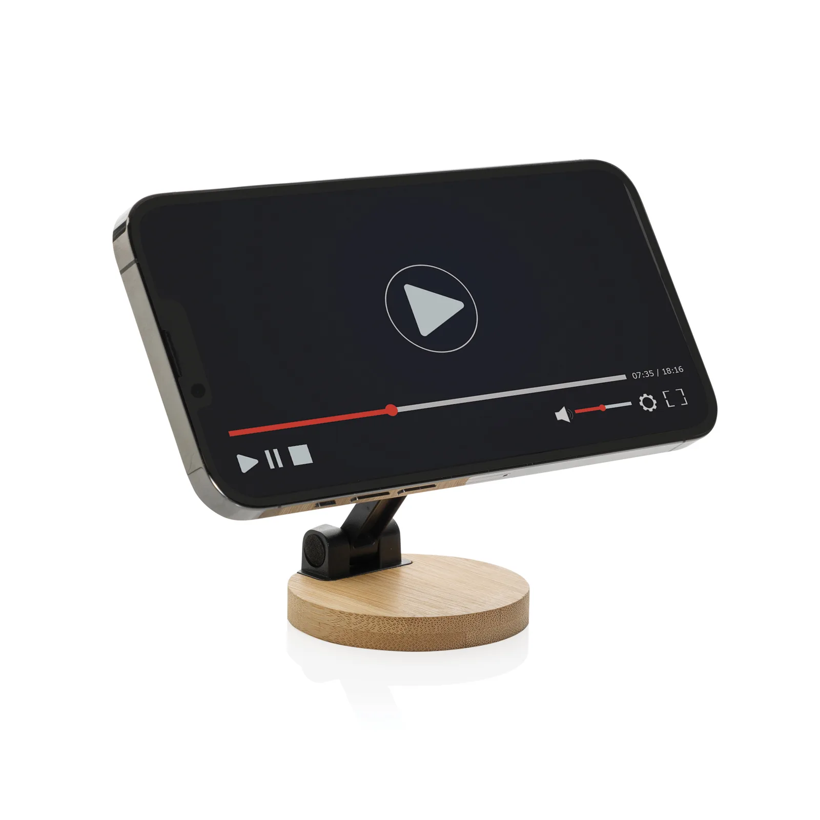 Bamboo Magnetic Phone Stand