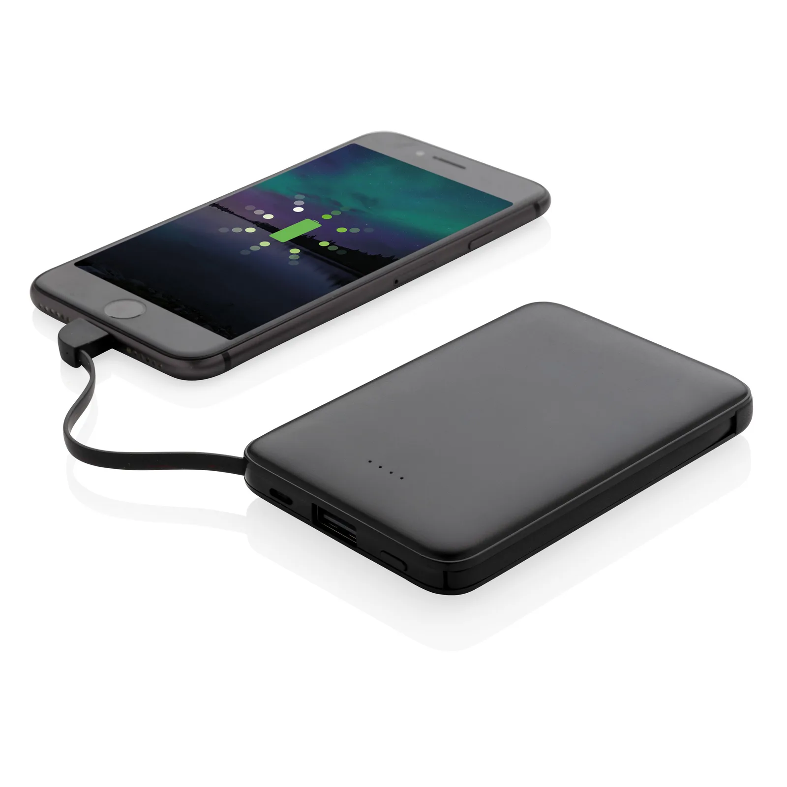 Integrated-Cable Pocket Power Bank