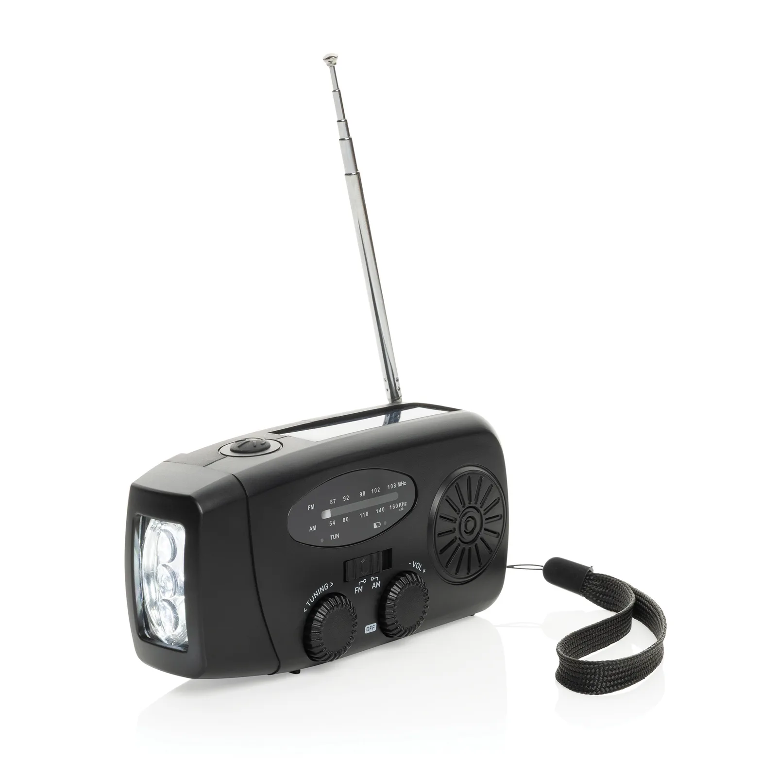 Solar Emergency Radio with Flashlight