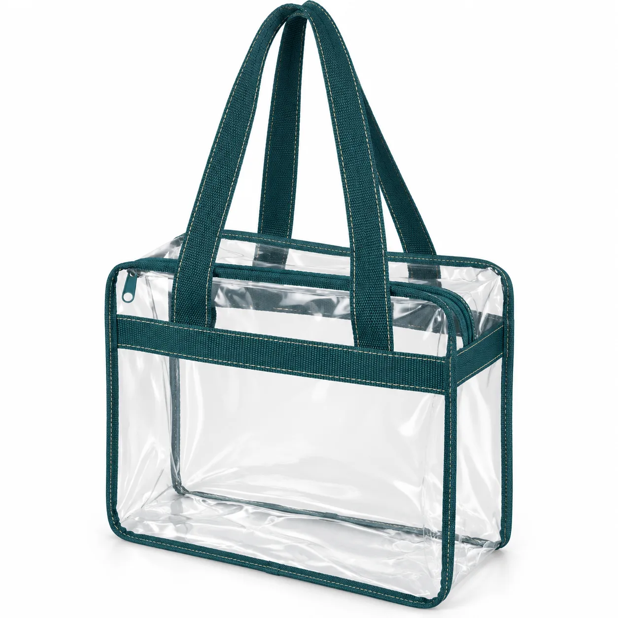 Clear Zippered Tote