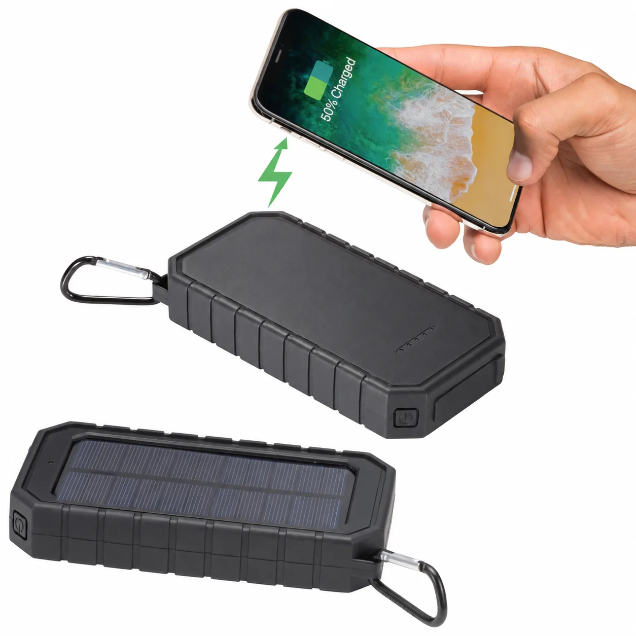 10,000 mAh Solar Wireless Power Bank