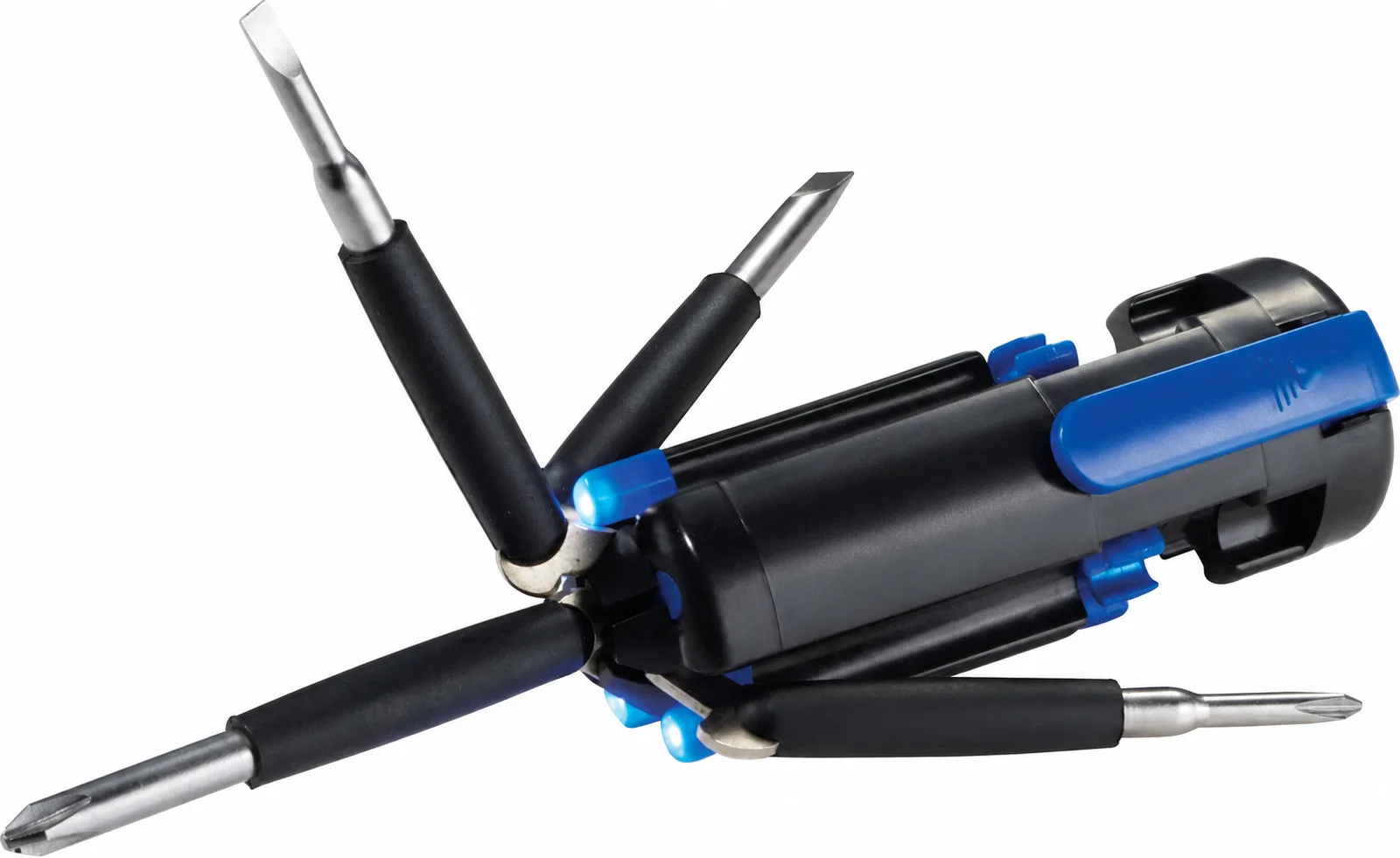 Six-in-One Screwdriver with LED Flashlight