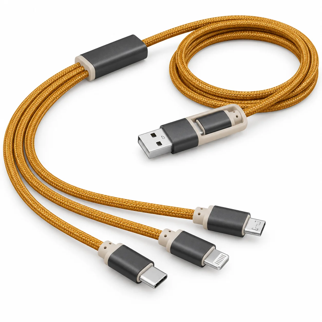 Versatile 5-in-1 Charging Cable