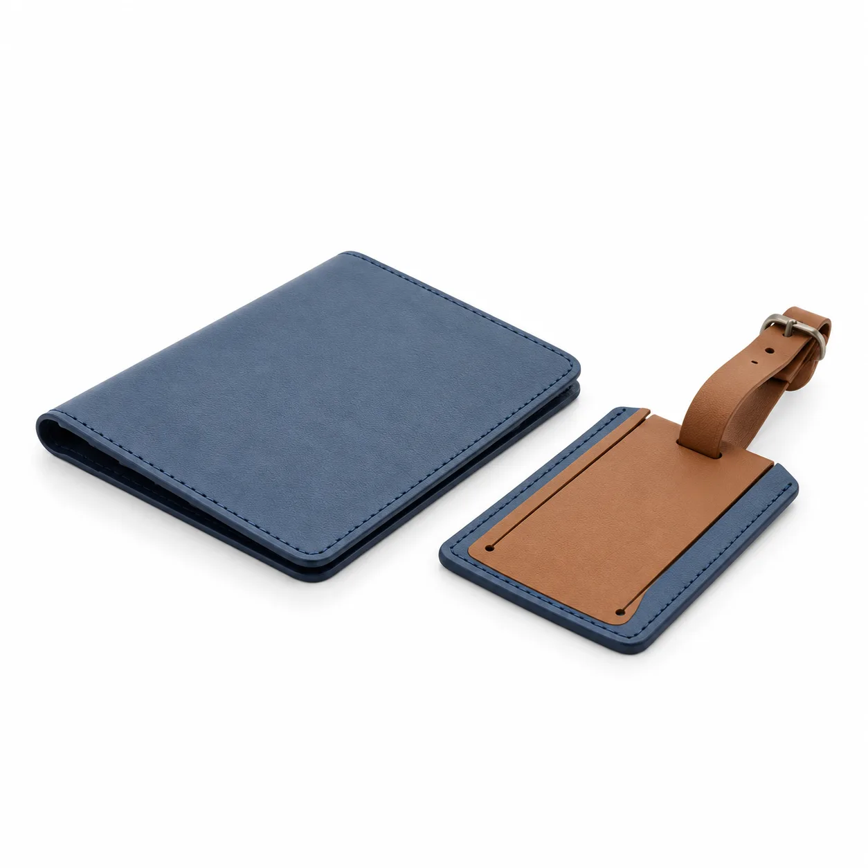 Passport Cover and Luggage Tag Set